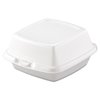 Dart Container, 5-7/8x6x3, Foam, Hinged Ld, PK500 DCC 60HT1
